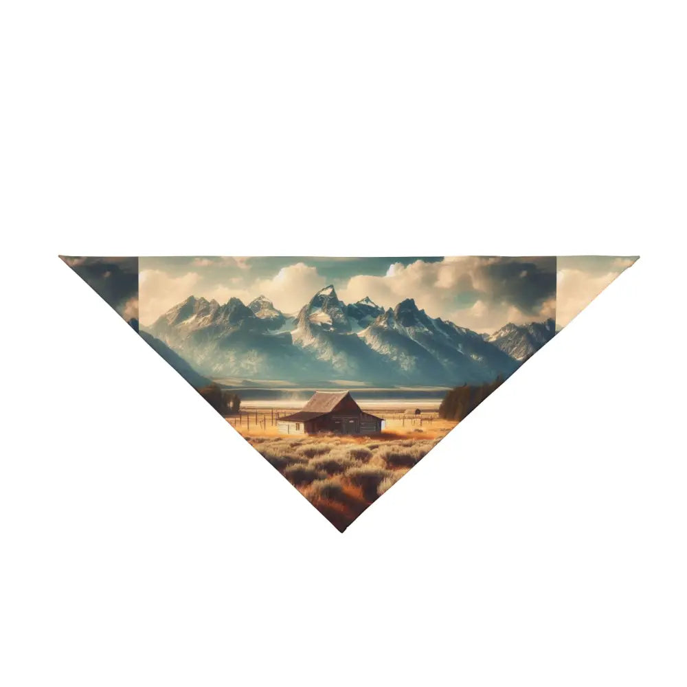 ’’Teton Valley’ ’ Double R Western’s Western Adventure Pet Bandana Pets