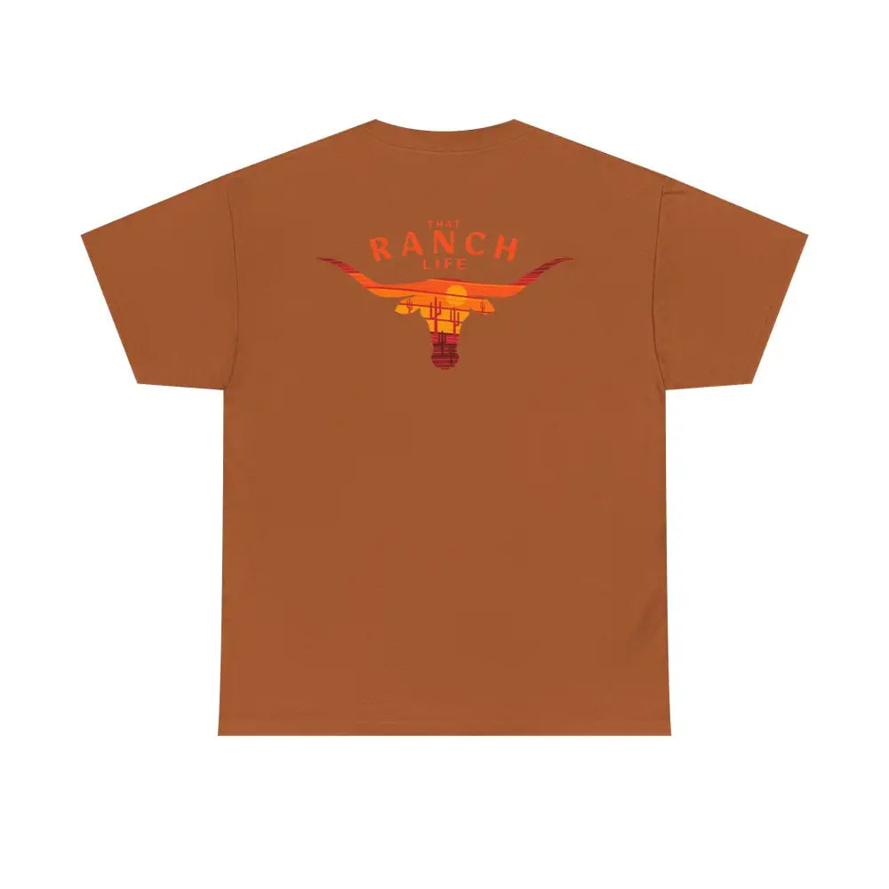 ’That Ranch Life’ Double R Western’s ™ Heavy Cotton Tee Back Graphic Design T Shirt