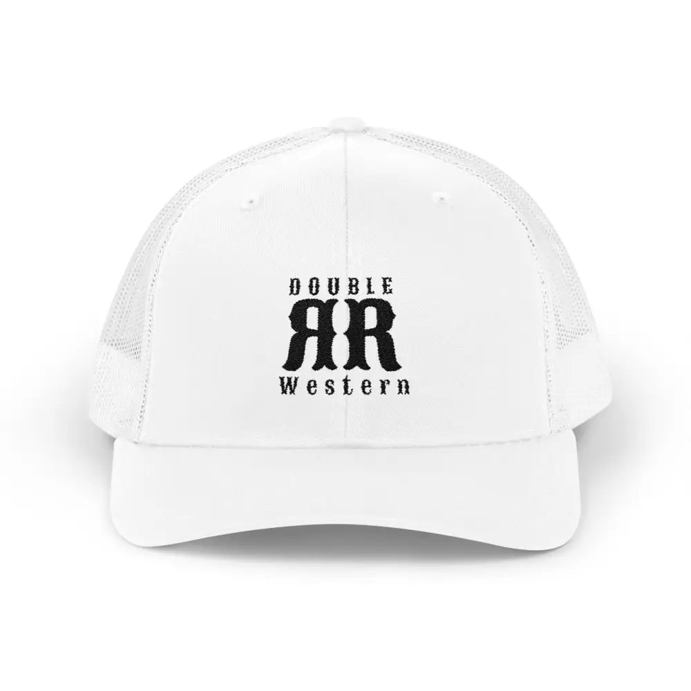 ’Timeless Icon’ - Double R Western’s ™ Iconic - Snapback Trucker Cap - White / One size - Hats