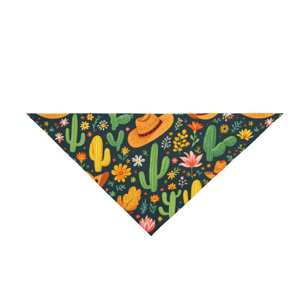 ’Vibrant Western Adventure’ Double R Western’s Western Adventure Pet Bandana 20’’ × 10’’ Pets