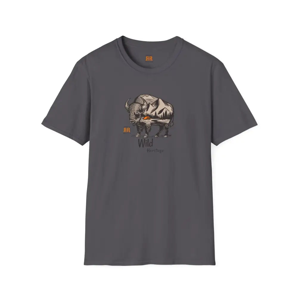 Wild Heritage T Shirt Double R Western Charcoal / XS T Shirt