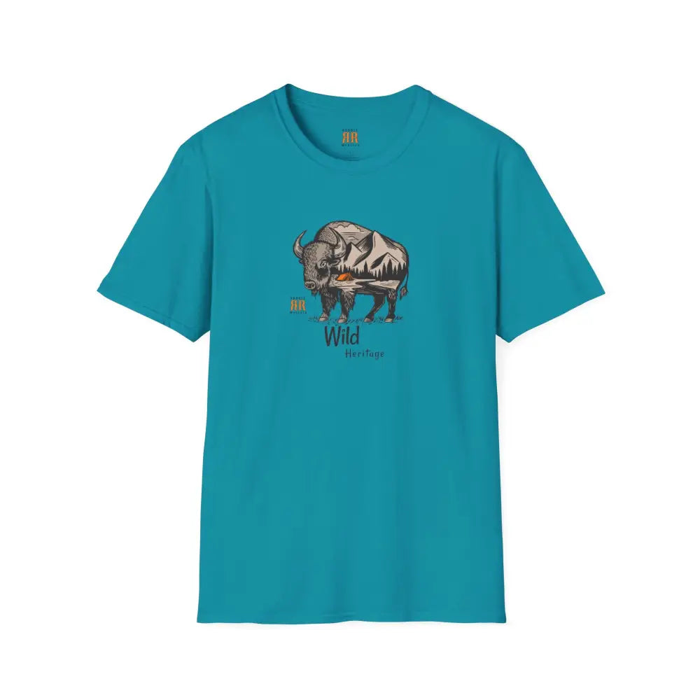 Wild Heritage T Shirt Double R Western Tropical Blue / S T Shirt