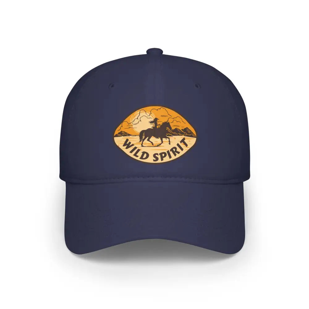 ’Wild Spirit’ Double R Western’s - Low Profile Baseball Cap - Dark Navy / One size - Hats