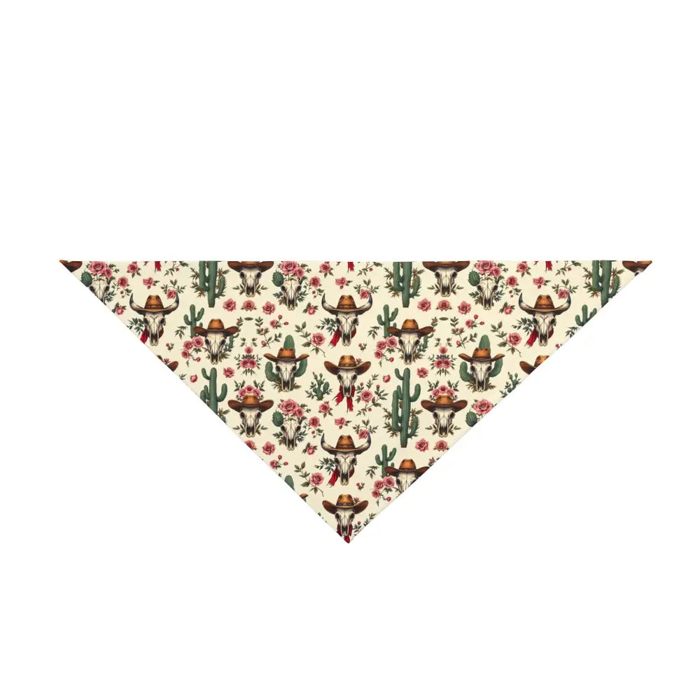 ’Wild West Charm’ Double R Western’s Western Adventure Pet Bandana 20’’ × 10’’ Pets