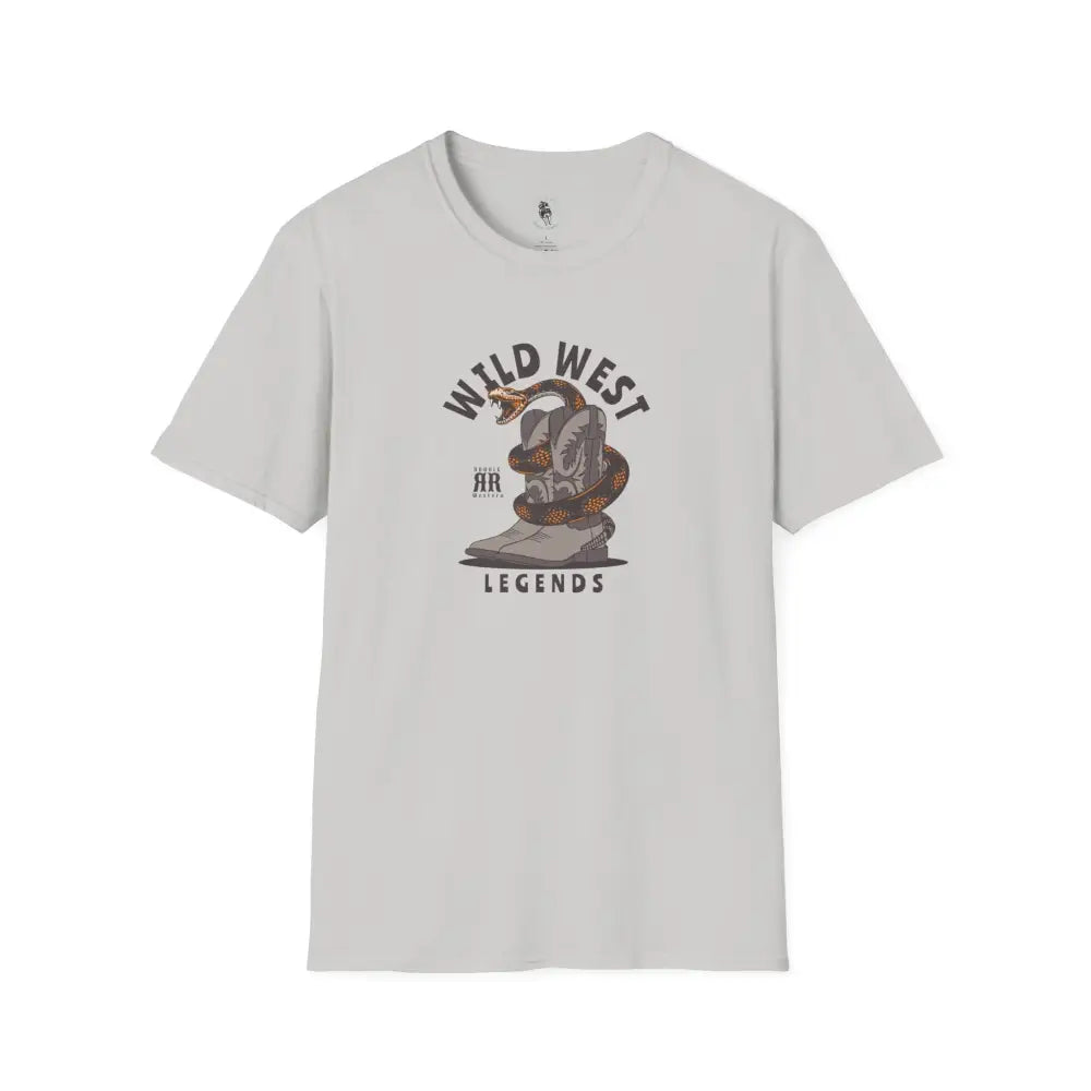 ’Wild West Legends™’ T Shirt Double R Western’s™ S / Ice Grey T Shirt