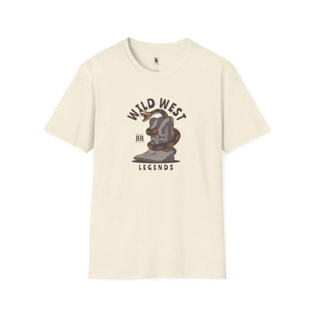 ’Wild West Legends™’ T Shirt Double R Western’s™ S / Natural T Shirt