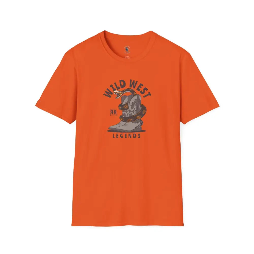 ’Wild West Legends™’ T Shirt Double R Western’s™ S / Orange T Shirt