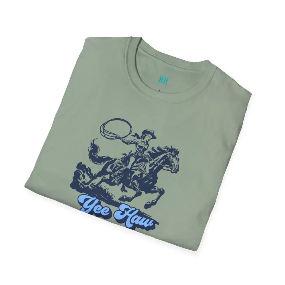 Yee Haw Cowgirl Tee Unisex Softstyle Tee T Shirt