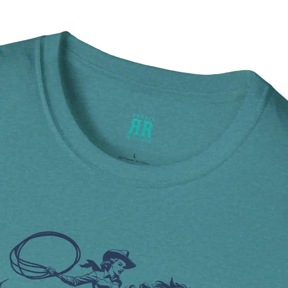 Yee Haw Cowgirl Tee Unisex Softstyle Tee T Shirt