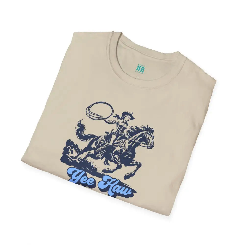 Yee Haw Cowgirl Tee Unisex Softstyle Tee T Shirt