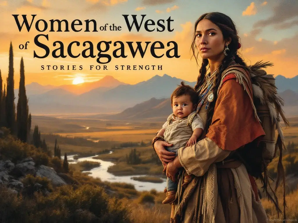 Book cover featuring Sacagawea and child.