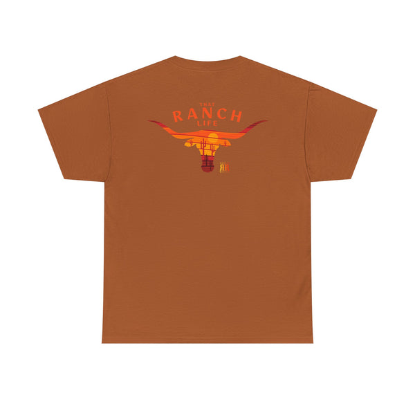 "That Ranch Life" Double R Western's ™ - Heavy Cotton Tee - Back Graphic Design
