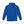Royal blue western hoodie back view with pullover hood and ribbed cuffs and hem