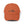 Double R Western Arrowhead Peaks Western Wear Distressed Dad Hat, front view, Burnt Orange