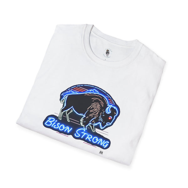 Bison Strong Neon Western wear T-Shirt  | Limited Edition -Only 182 LEFT