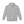 Heather gray pullover hoodie with hood and kangaroo pocket, back view
