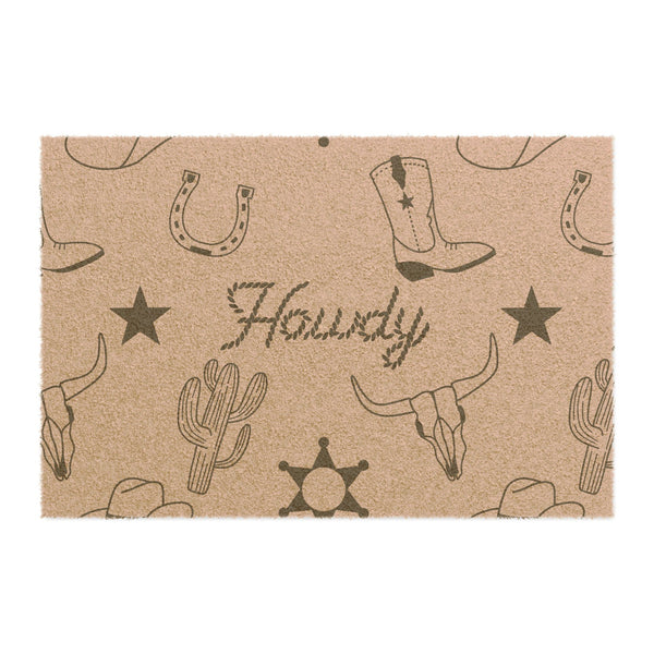 Howdy - Western Doormat