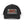 Black front trucker hat with black mesh back and embroidered GRIT logo patch