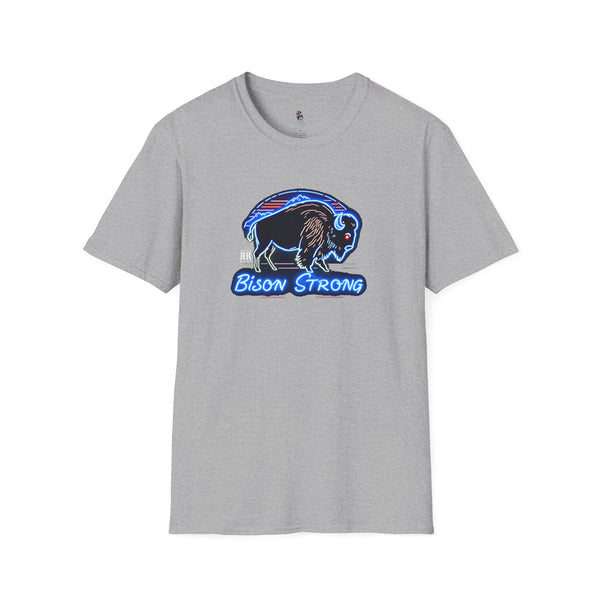 Bison Strong Neon Western wear T-Shirt  | Limited Edition -Only 182 LEFT