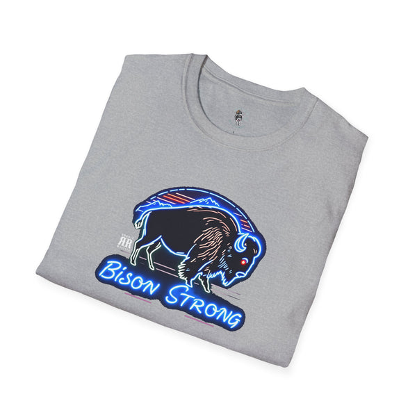 Bison Strong Neon Western wear T-Shirt  | Limited Edition -Only 182 LEFT
