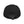 Distressed black dad hat with back strap and eyelets