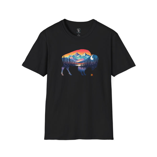 Double R Western™ Bison – Western Wear T-Shirt