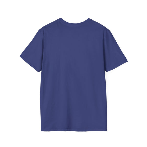 Navy blue crewneck T-shirt, plain front