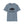 Slate blue crew-neck Western t-shirt with black bison and “KEEP MOVING” graphic