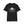 Black western graphic T-shirt with neon cactus and sunset print