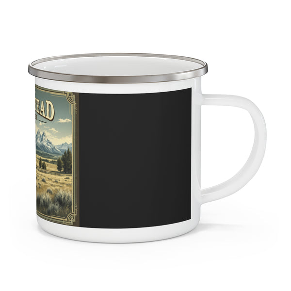"Homestead Memories" - Double R Western's - Enamel Camping Mug