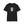 Black crewneck T-shirt with large cow head graphic on the chest