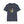 Dark heather navy T-shirt with outdoor graphic print across the chest