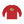 Red women's jersey long sleeve tee with Wild Spirit graphic on chest