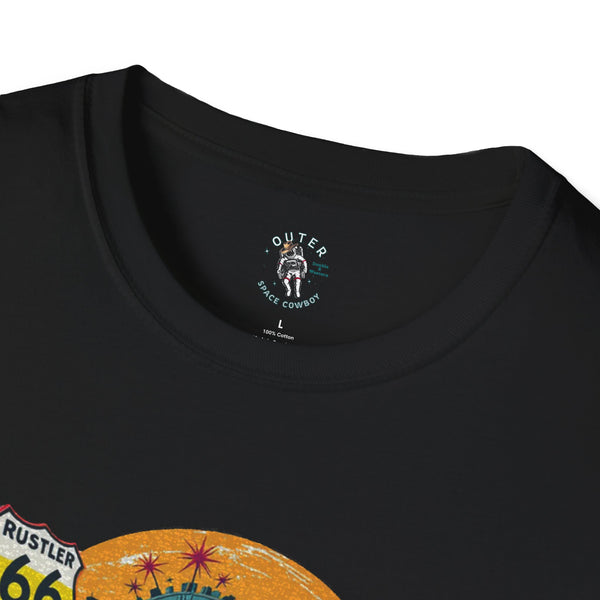 "Rustler’s Diner Tee"  - western wear Softstyle T-Shirt