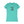 Teal softstyle tee with crew neck and centered cowboy graphic print.