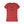 Red softstyle tee with crew neck and centered cowboy graphic print.