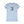 Light blue softstyle tee with crew neck and centered cowboy graphic print.