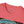 Coral pink western t-shirt with small chest logo and crew neck