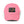 True pink distressed dad hat with front patch logo and worn, frayed brim