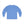 Royal blue long sleeve T-shirt, crew neck, plain front
