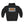 Black unisex full-zip hoodie with Ride strong graphic on front chest