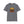Heather gray crew-neck T-shirt with buffalo graphic and vintage-style lettering