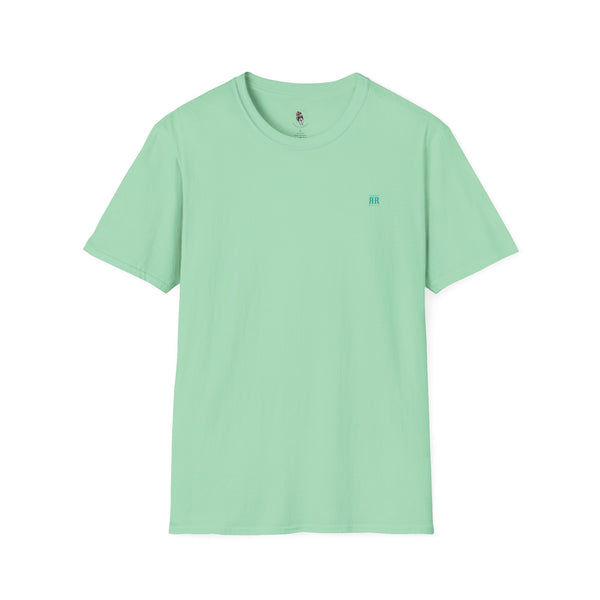 Island Cowboy Adventure Western Wear Graphic T-Shirt in Mint Green, front view