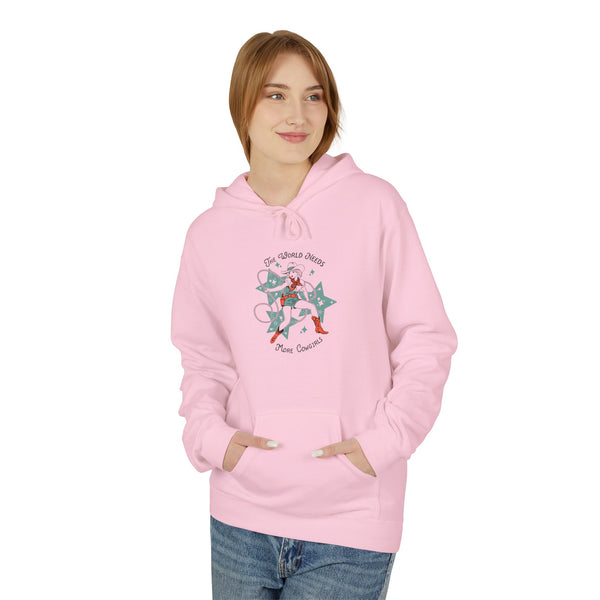 The World Needs More Cowgirls" Women's Sweatshirt -  Women's NUBLEND Hooded Sweatshirt