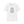 White crew neck T-shirt with circular western graphic print on the chest