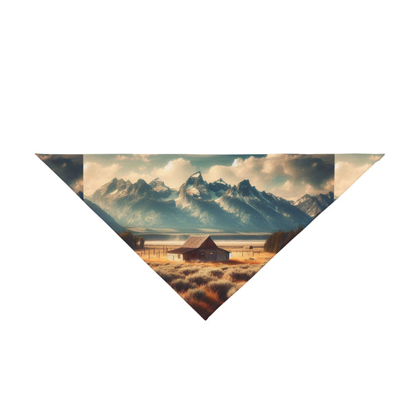 ""Teton Valley" "- Double R Western's - Western Adventure Pet Bandana