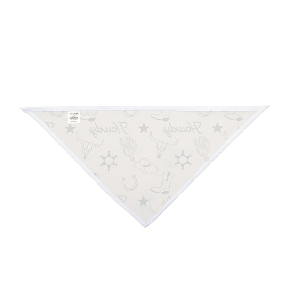 "Howdy"- Double R Western's - Western Adventure Pet Bandana