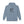 Steel blue western wear hoodie with kangaroo pocket and cowboy graphic on chest