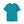 Tropical blue western t-shirt, plain front with crew neck