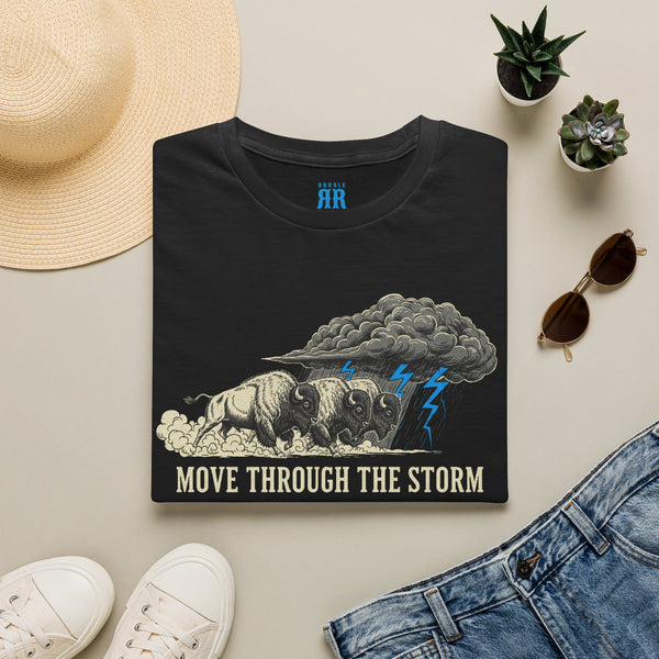 Move Through The Storm Western Graphic Tees | Double R
